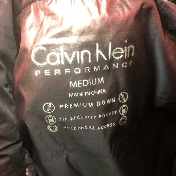 Calvin Klein Brown/dark purple Quilted Zip-Up Vest - Picture 12 of 16